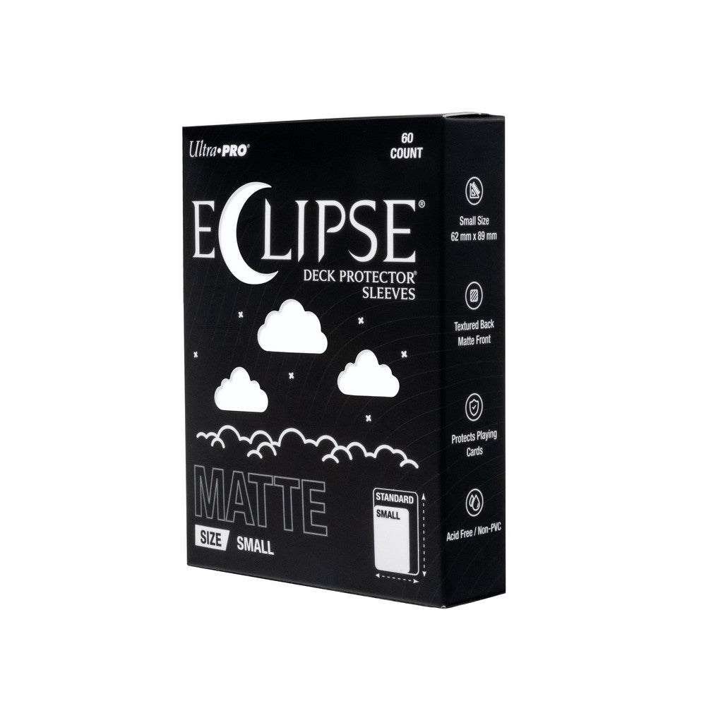 Ultra Pro: ECLIPSE Matte Small DECK PROTECTOR Sleeves: Arctic White - 60ct