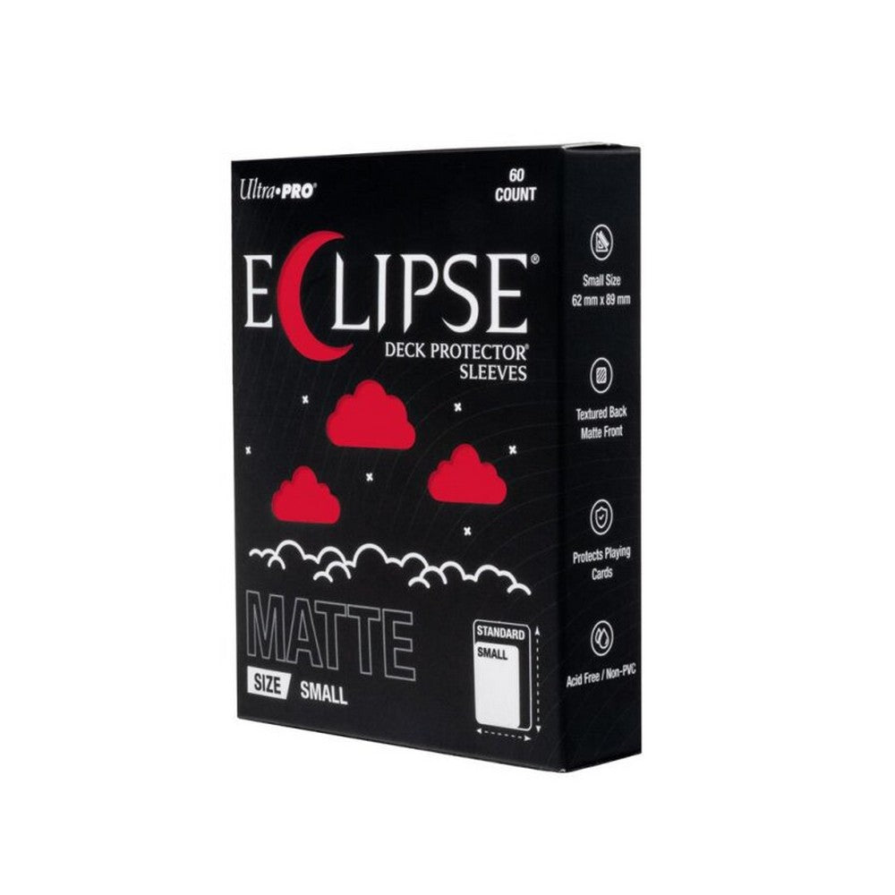 Ultra Pro: ECLIPSE Matte Small DECK PROTECTOR Sleeves: Apple Red - 60ct