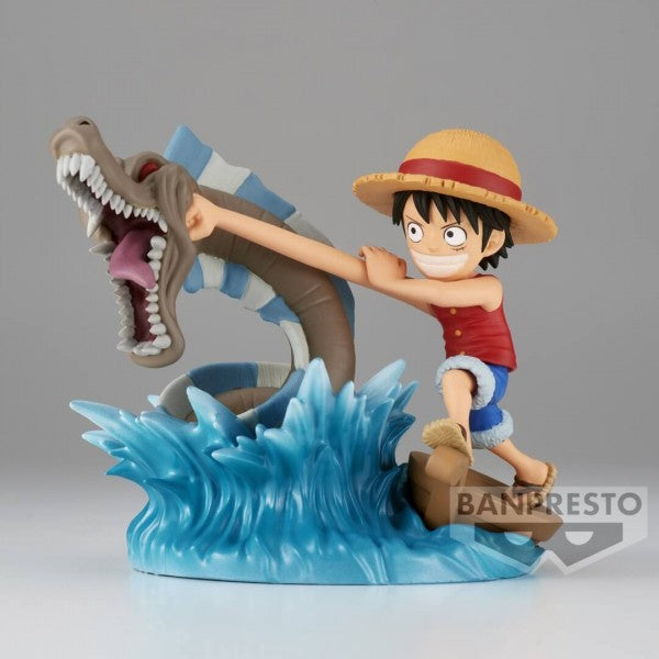 ONE PIECE - WORLD COLLECTABLE FIGURE LOG STORIES - MONKEY.D.LUFFY VS LOCAL SEA MONSTER