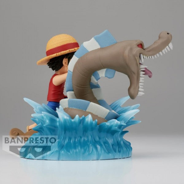 ONE PIECE - WORLD COLLECTABLE FIGURE LOG STORIES - MONKEY.D.LUFFY VS LOCAL SEA MONSTER