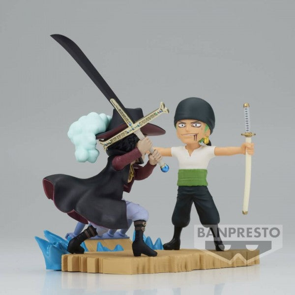 ONE PIECE - WORLD COLLECTABLE FIGURE LOG STORIES - RORONOA ZORO VS DRACULE MIHAWK
