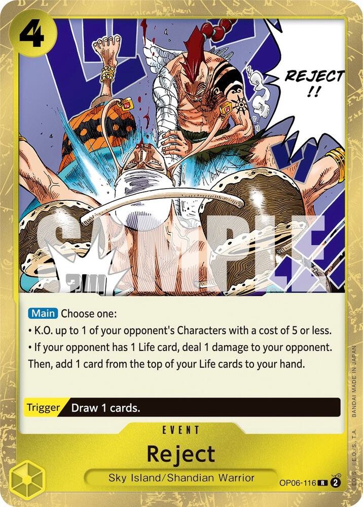 One Piece OP06 Wings of the Captain - Yellow