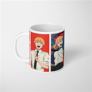 Chainsaw Man - Group Grid - White Mug