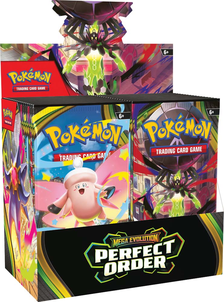 Pokémon TCG: Mega Evolution-Perfect Order Booster Display