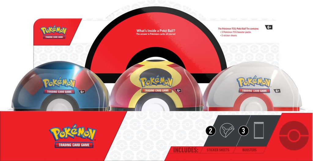Pokémon TCG: Poké Ball Tin (1) (pre-order) (limit 1) (pick up in store only)