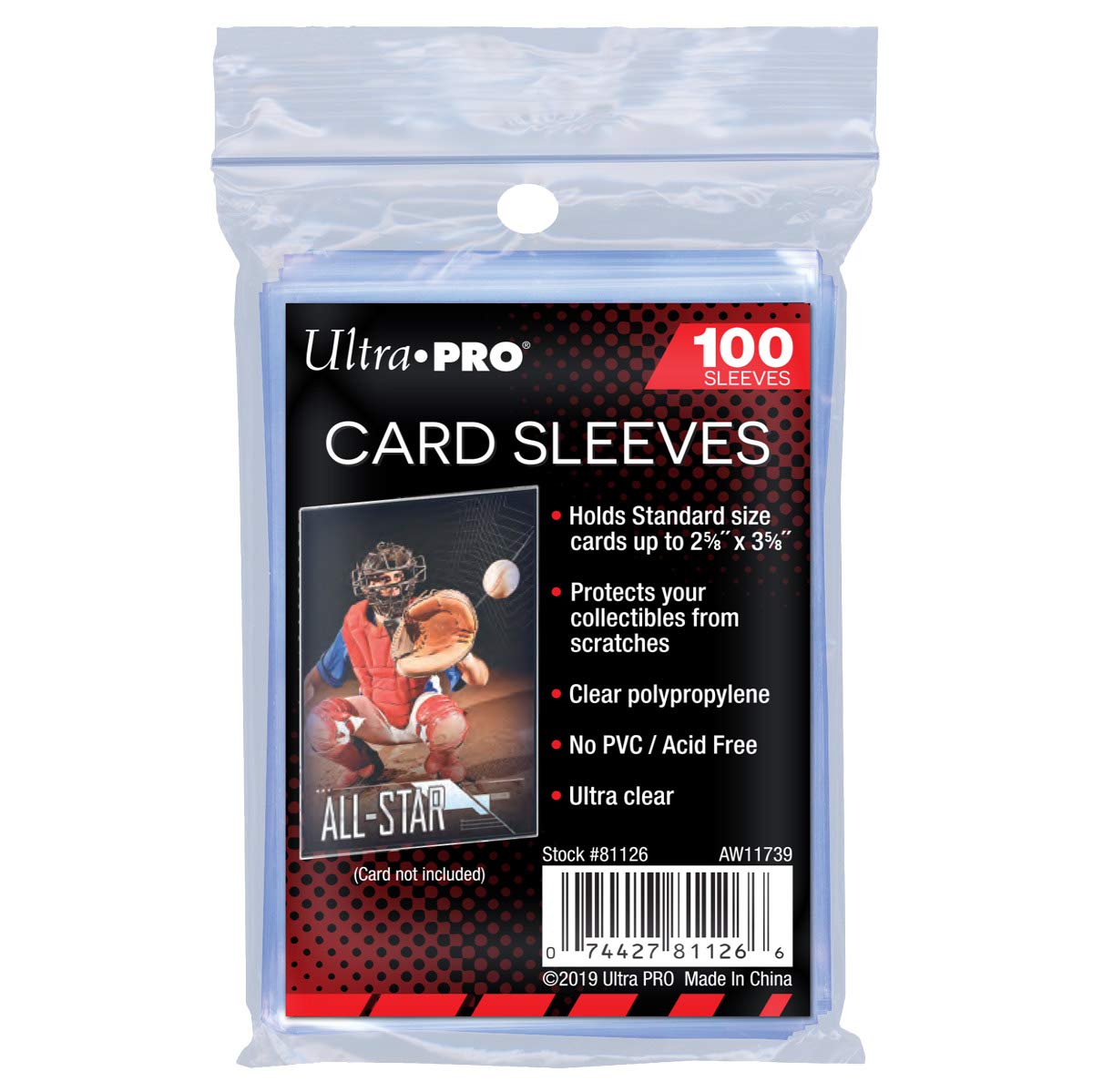 ULTRA PRO 66 x 92mm Penny Sleeves (100 sleeves per pack)
