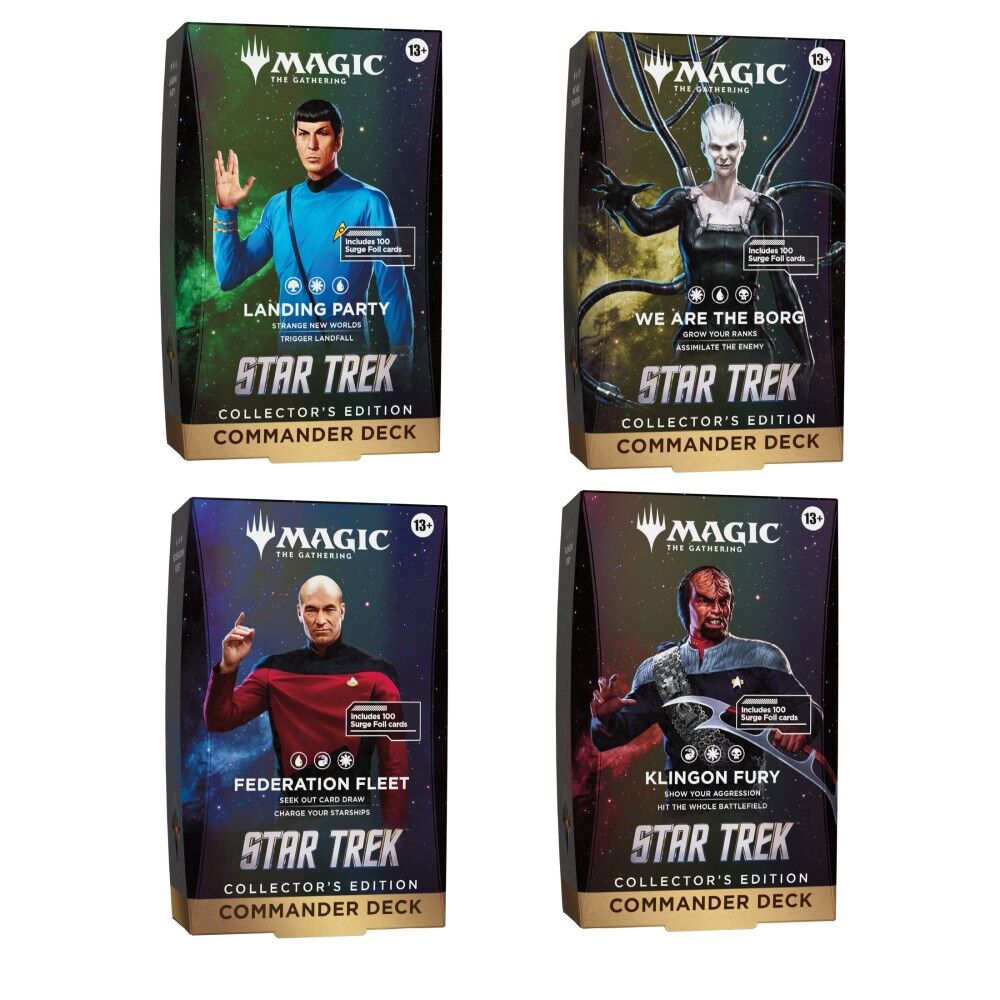 Magic: The Gathering® | Star Trek™ Commander Decks – Collector's Editions (Set)
