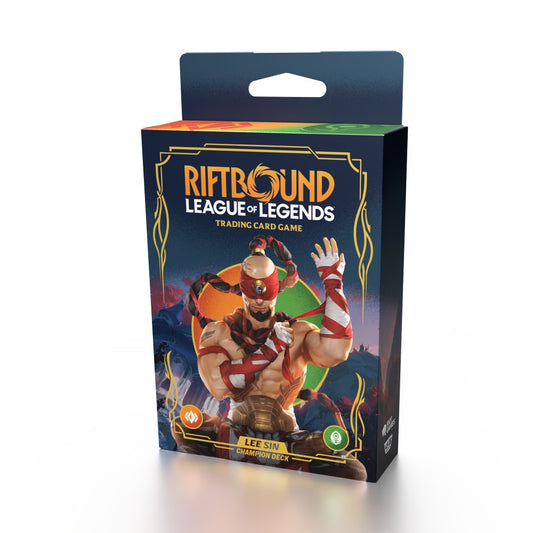 Riftbound: League of Legends TCG – Champion Deck – Set One: Origins – Lee Sin (pre-order) (limit 1 per person) (pickup only