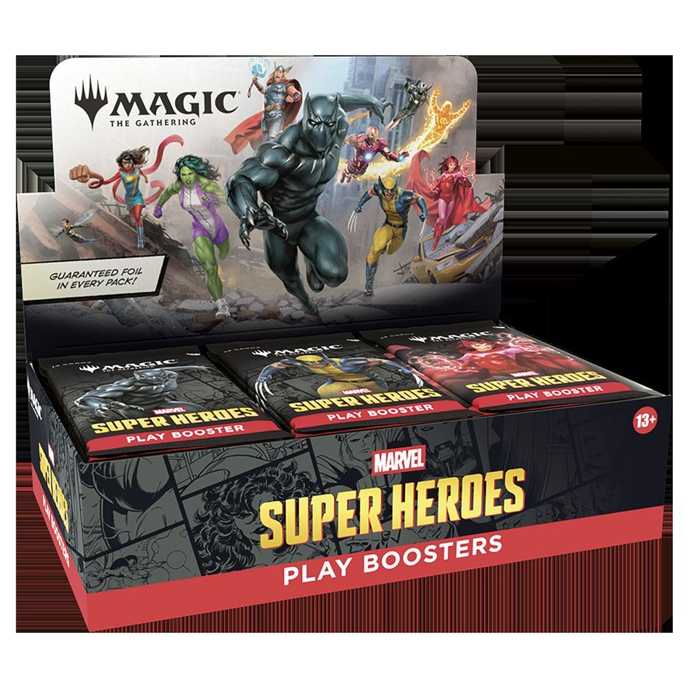 Magic Marvel Super Heroes - Play Booster Display