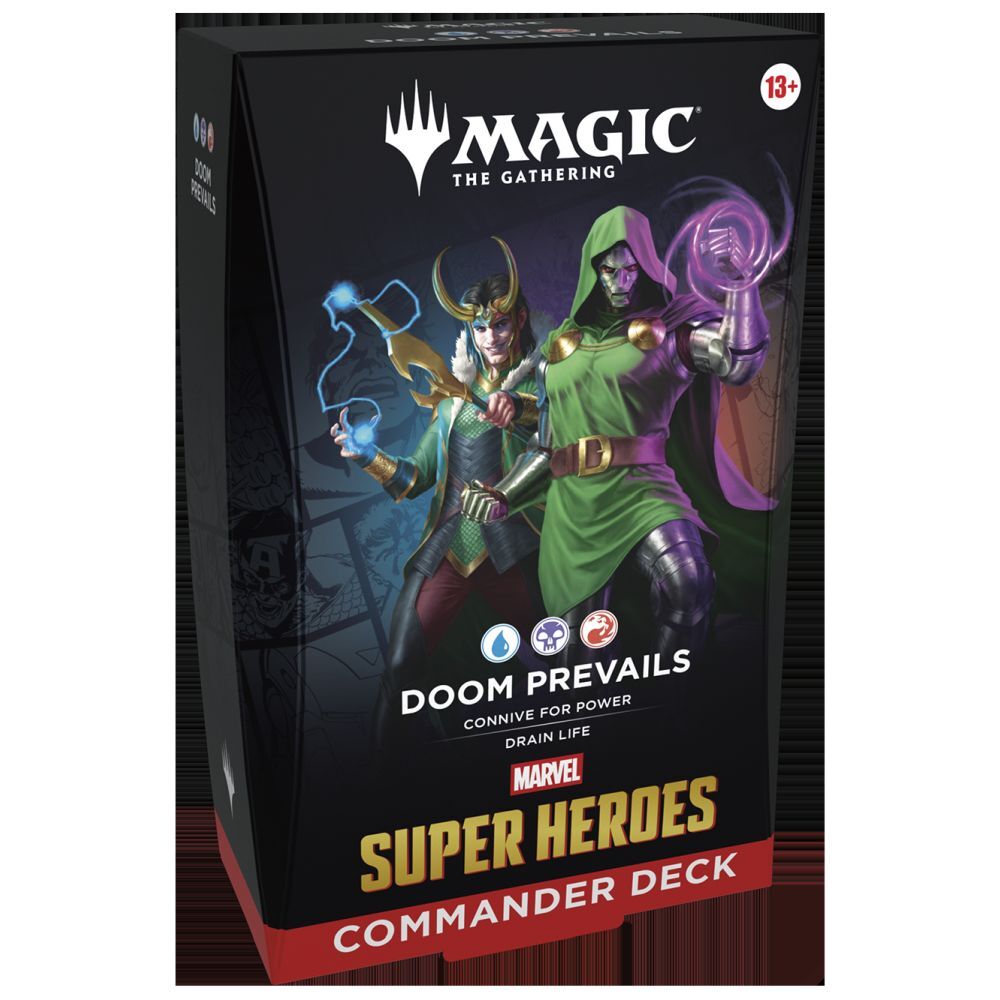 Magic Marvel Super Heroes - Commander Deck Display (Set of 4 decks)