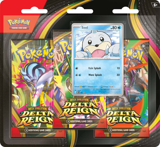 Pokémon TCG: Mega Evolution—Delta Reign Three-Booster Blister (pick up in store only)