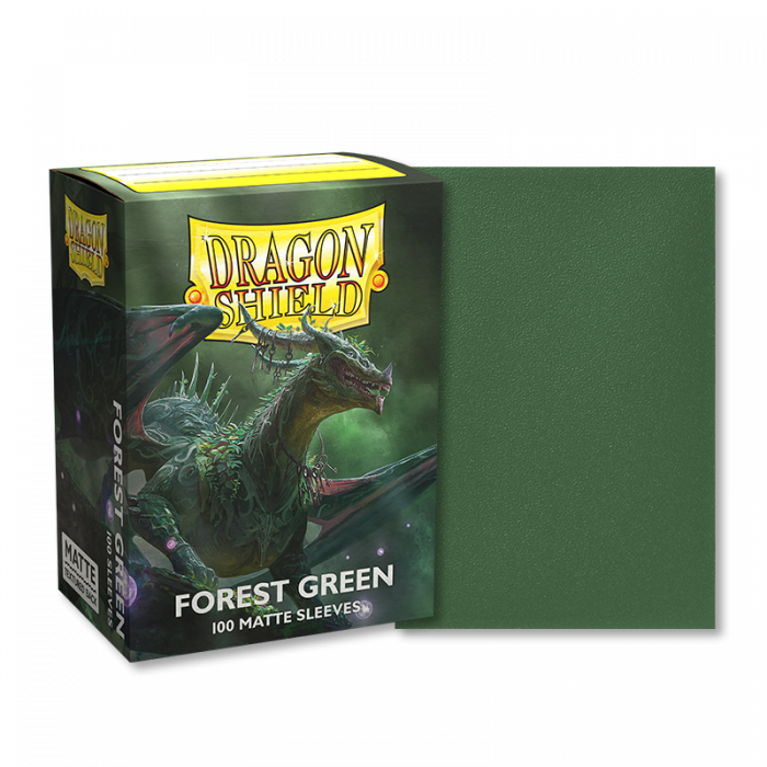 Dragon Shield - Box 100 - Forest Green MATTE