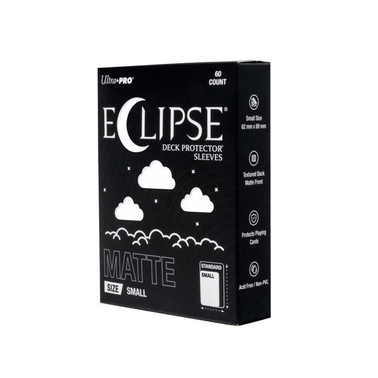 Ultra Pro: ECLIPSE Matte Small DECK PROTECTOR Sleeves: Arctic White - 60ct