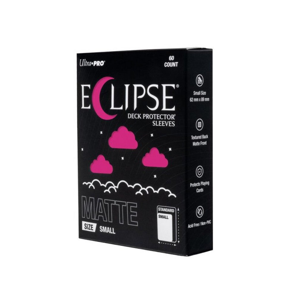 Ultra Pro: ECLIPSE Matte Small DECK PROTECTOR Sleeves: Hot Pink - 60ct