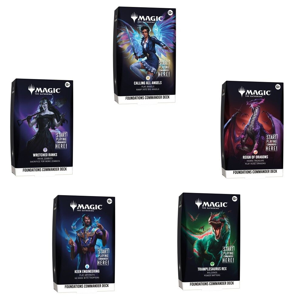 Magic Foundations - Starter Commander Deck Display