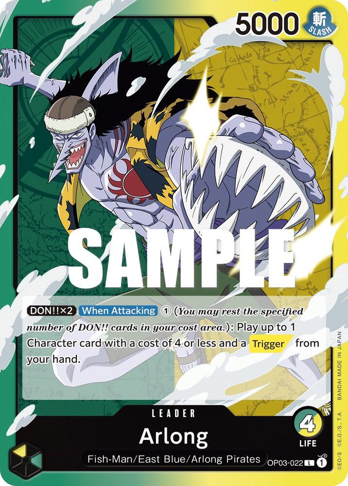 One Piece OP03 Pillars of Strength Singles - Green