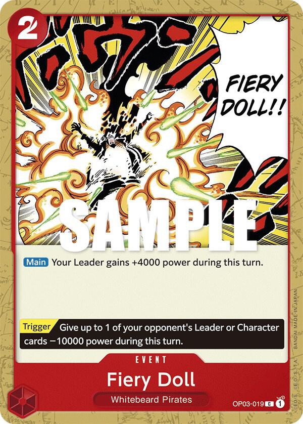 One Piece OP03 Pillars of Strength Singles - Red