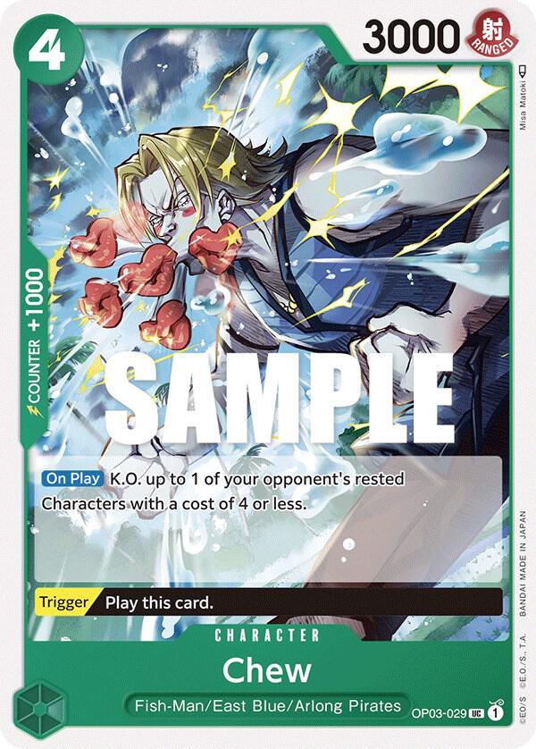 One Piece OP03 Pillars of Strength Singles - Green