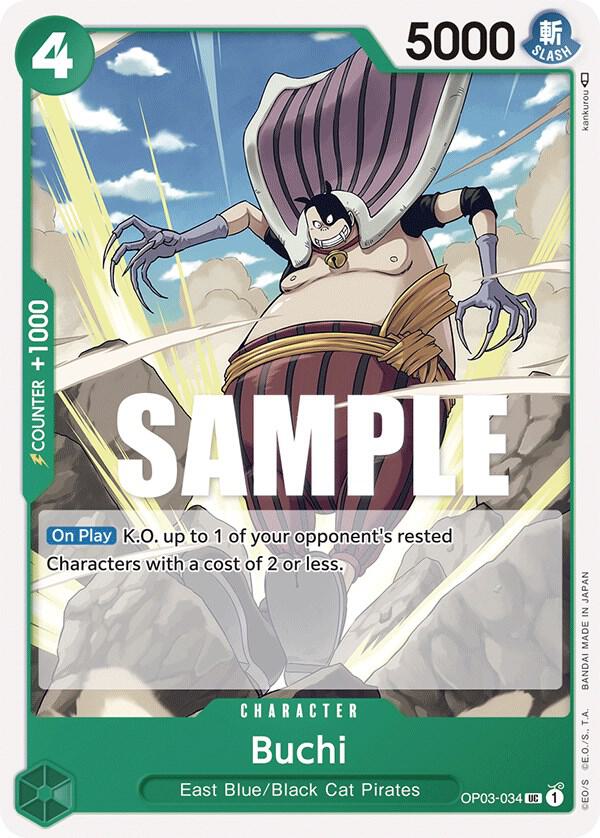 One Piece OP03 Pillars of Strength Singles - Green