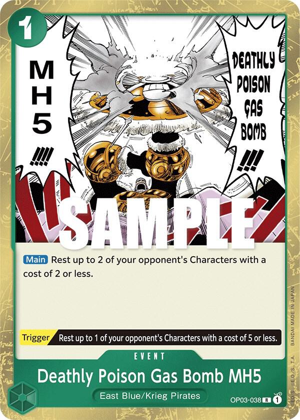 One Piece OP03 Pillars of Strength Singles - Green