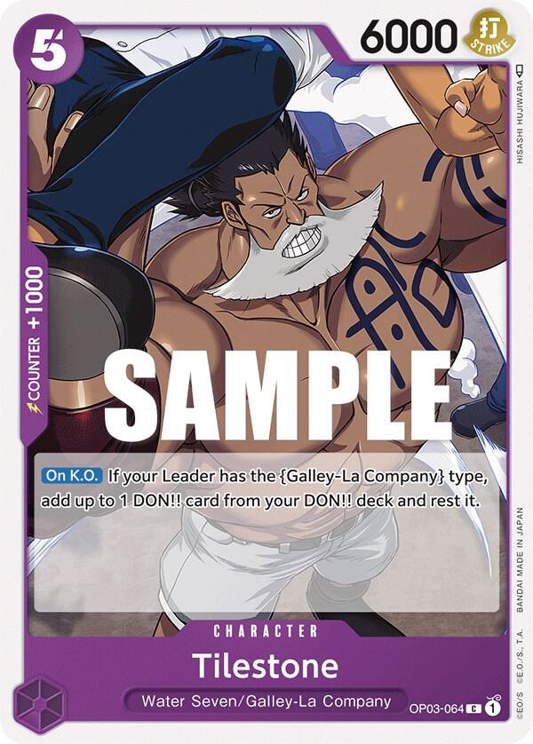 One Piece OP03 Pillars of Strength Singles - Purple