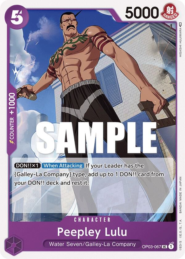 One Piece OP03 Pillars of Strength Singles - Purple