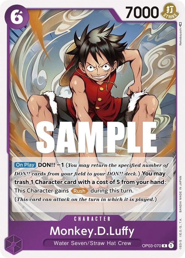 One Piece OP03 Pillars of Strength Singles - Purple