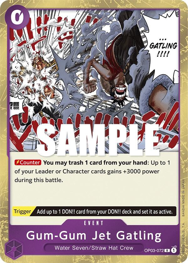 One Piece OP03 Pillars of Strength Singles - Purple