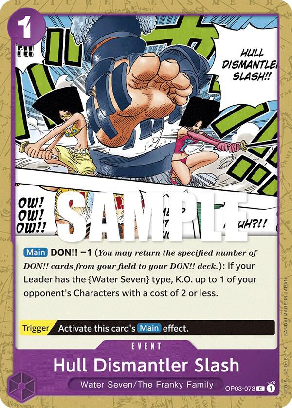 One Piece OP03 Pillars of Strength Singles - Purple