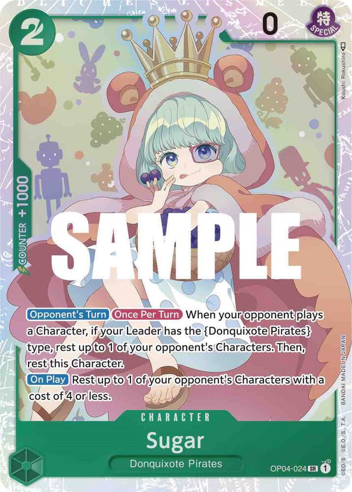 One Piece OP04 Kingdoms of Intrigue Singles - Green