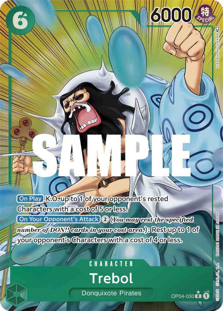 One Piece OP04 Kingdoms of Intrigue Singles - Green