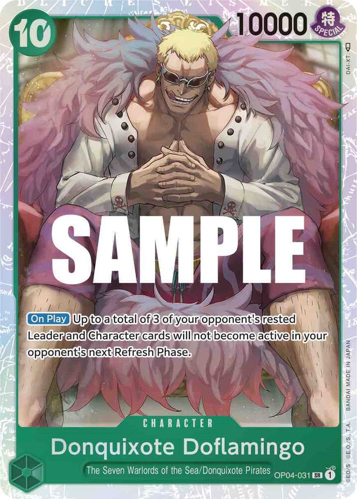 One Piece OP04 Kingdoms of Intrigue Singles - Green
