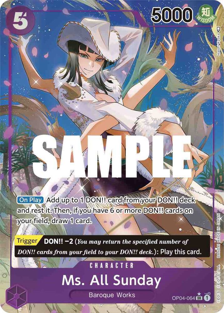 One Piece OP04 Kingdoms of Intrigue Singles - Purple