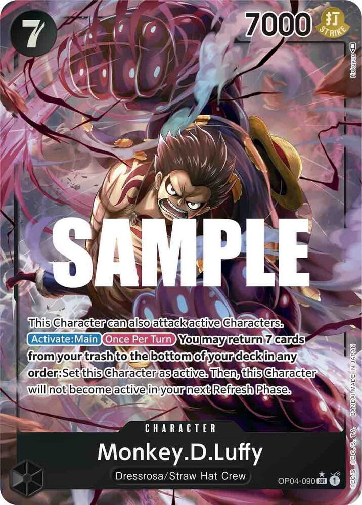 One Piece OP04 Kingdoms of Intrigue Singles - Black
