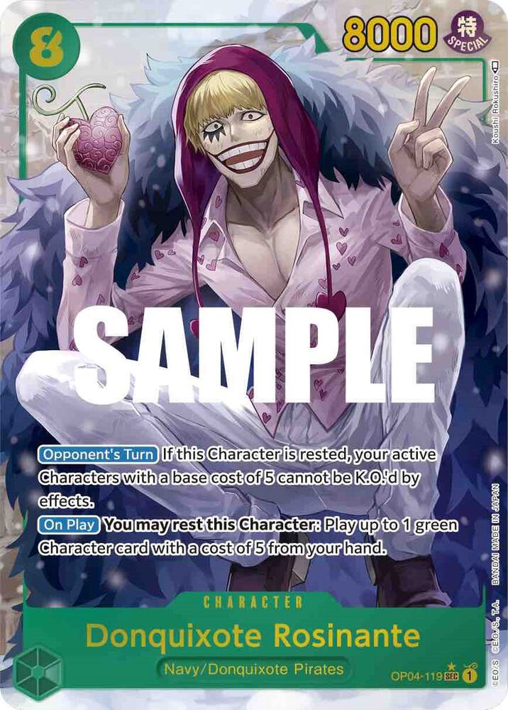 One Piece OP04 Kingdoms of Intrigue Singles - Green