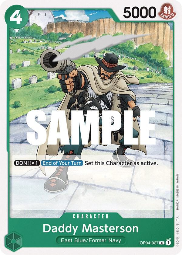 One Piece OP04 Kingdoms of Intrigue Singles - Green