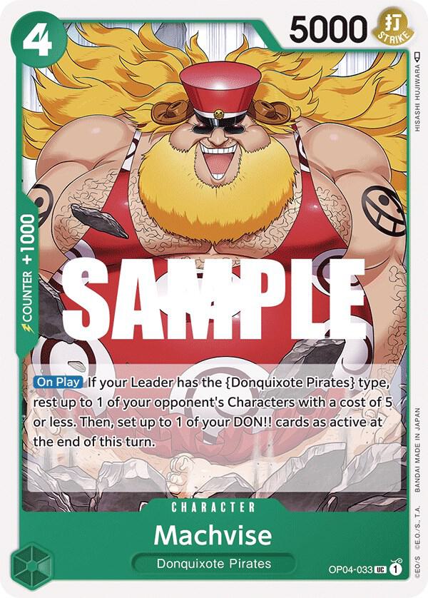 One Piece OP04 Kingdoms of Intrigue Singles - Green