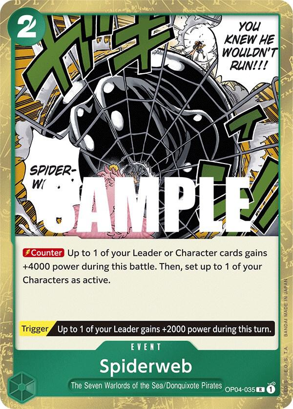 One Piece OP04 Kingdoms of Intrigue Singles - Green