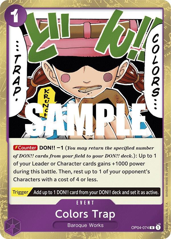 One Piece OP04 Kingdoms of Intrigue Singles - Purple