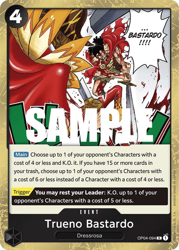 One Piece OP04 Kingdoms of Intrigue Singles - Black