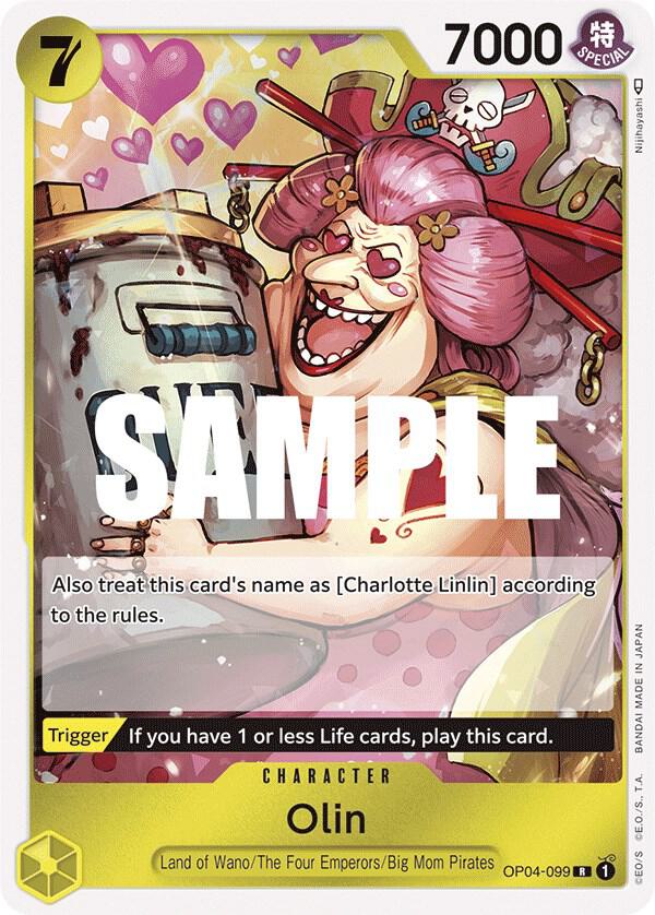 One Piece OP04 Kingdoms of Intrigue Singles - Yellow