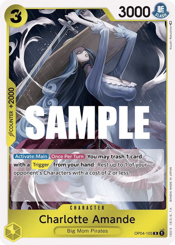 One Piece OP04 Kingdoms of Intrigue Singles - Yellow