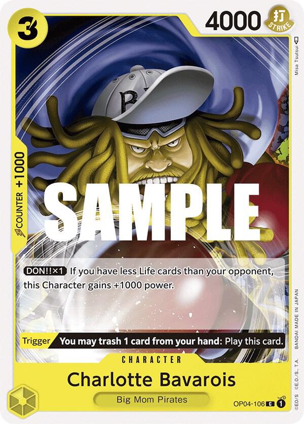 One Piece OP04 Kingdoms of Intrigue Singles - Yellow
