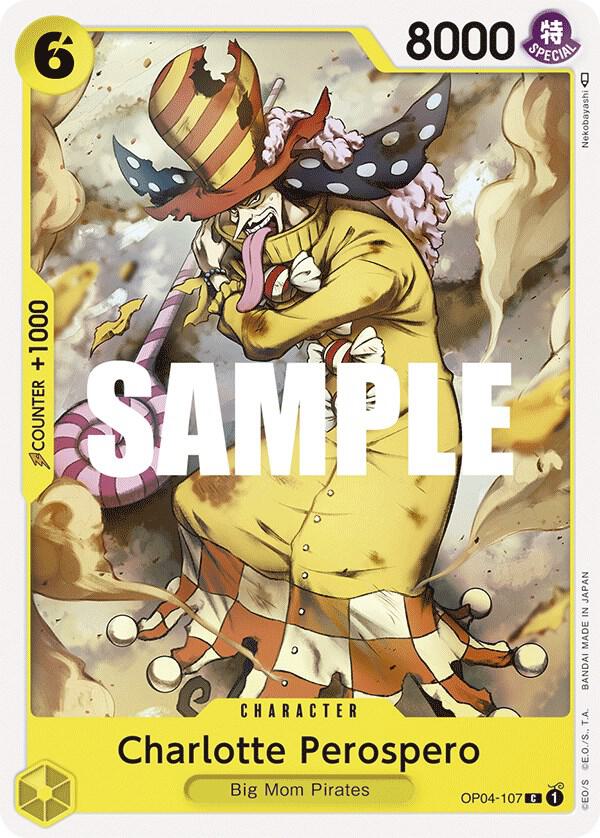 One Piece OP04 Kingdoms of Intrigue Singles - Yellow