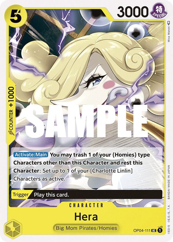 One Piece OP04 Kingdoms of Intrigue Singles - Yellow