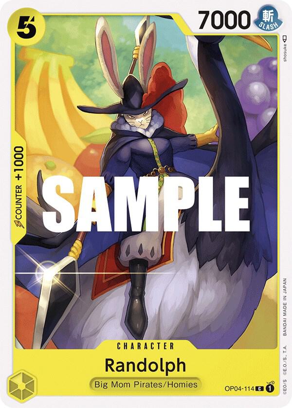 One Piece OP04 Kingdoms of Intrigue Singles - Yellow
