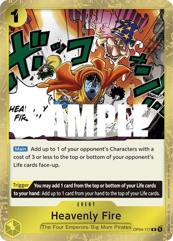 One Piece OP04 Kingdoms of Intrigue Singles - Yellow