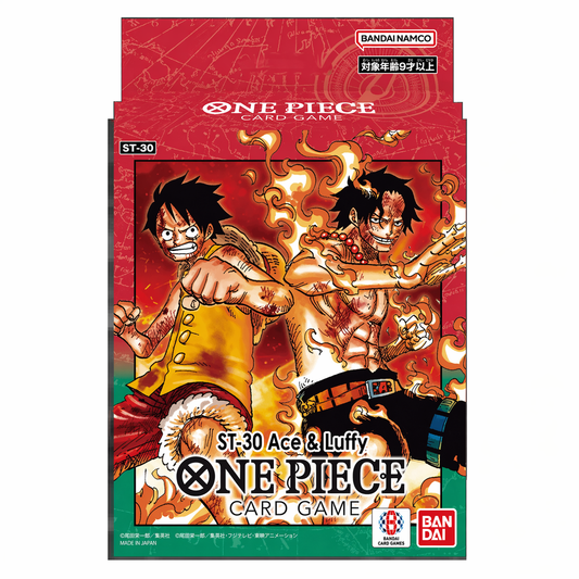 One Piece Card Game: Starter Deck – Luffy & Ace [ST-30] English (pre-order) (limit 2) (VIC only)