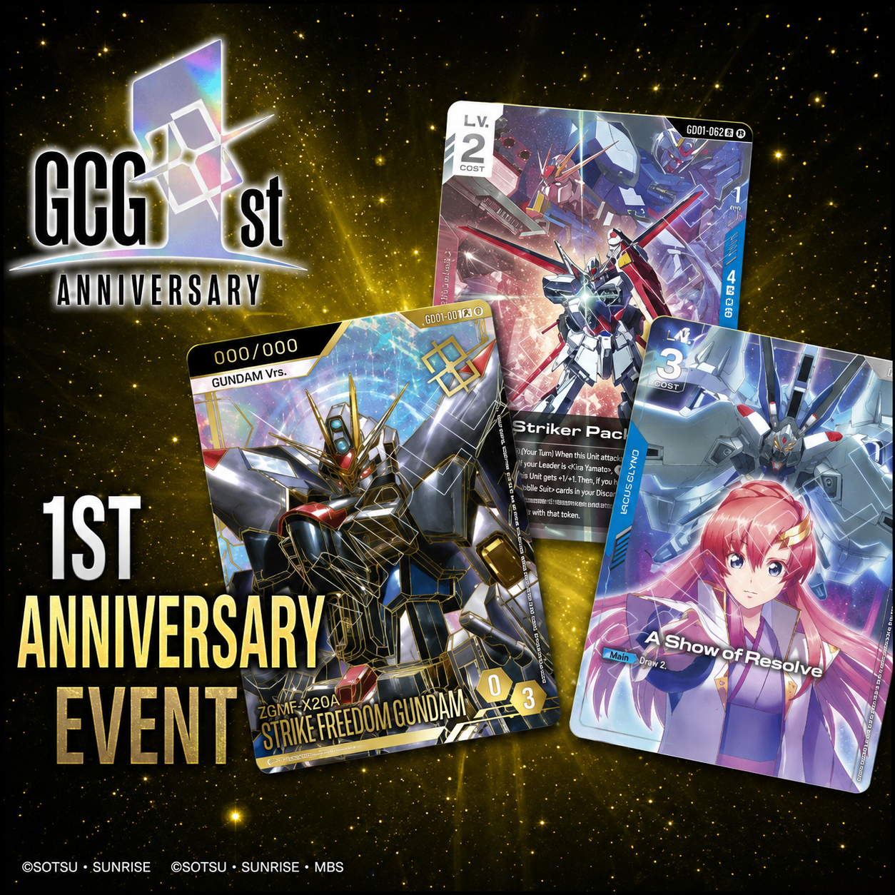 GUNDAM CARD GAME 1st Anniversary Event