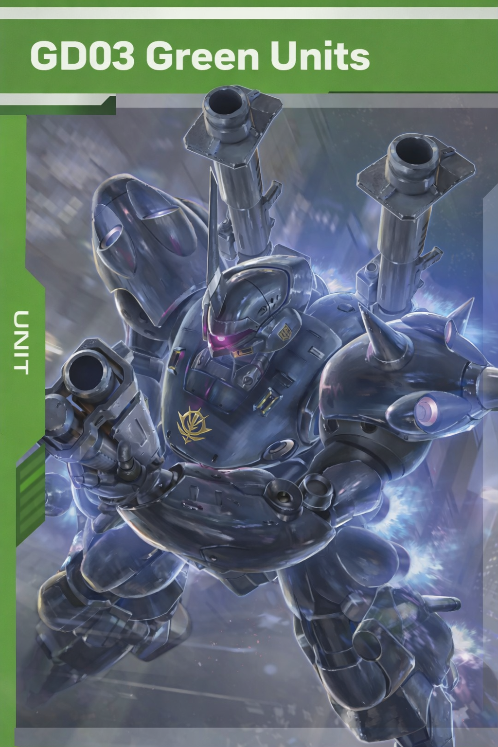 Gundam - Steel Requiem - Green Units